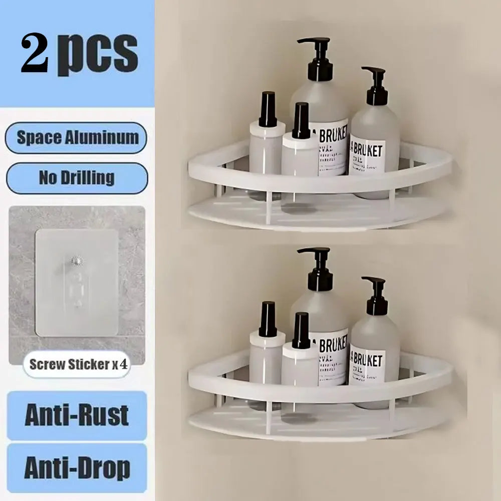Repisa Organizadora para Baño y Cocina (Instalación Sin Taladro)