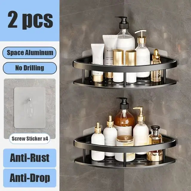 Repisa Organizadora para Baño y Cocina (Instalación Sin Taladro)