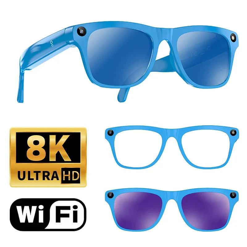 Lentes Inteligentes Lenovo AI – Cámara HD 8K, ChatGPT, Traductor y Bluetooth
